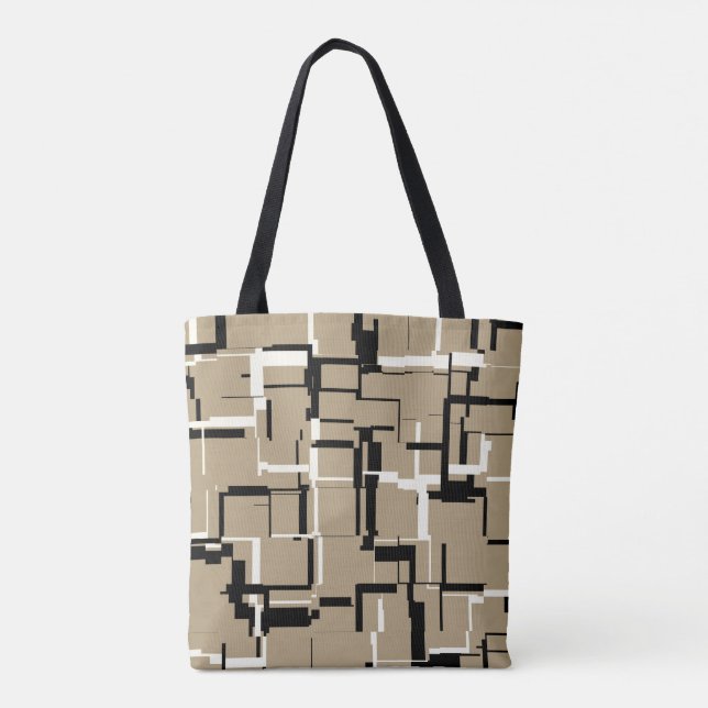COOLES Beige Schwarz-weißes Muster (Rückseite)