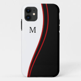 Cooles Berufliches Monogramm für Männer Case-Mate iPhone Hülle