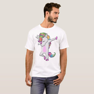 Cooles betupfendes Unicorn-Shirt T-Shirt