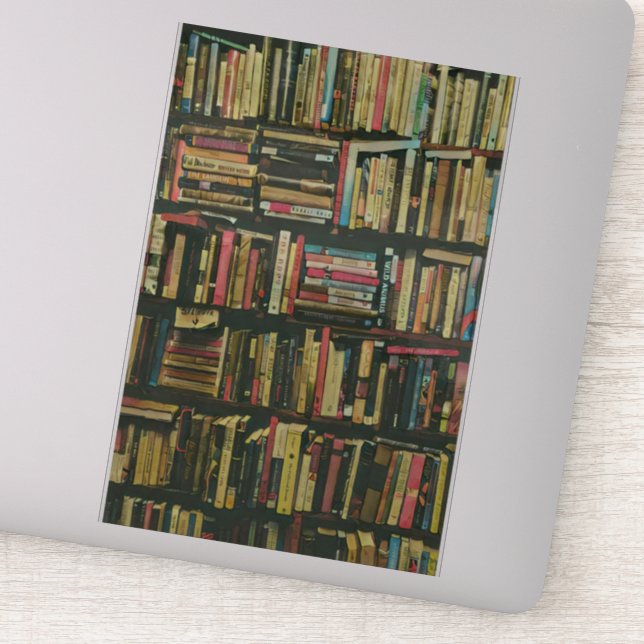 Cooles Bibliotheksgeschenk Aufkleber (Detail)