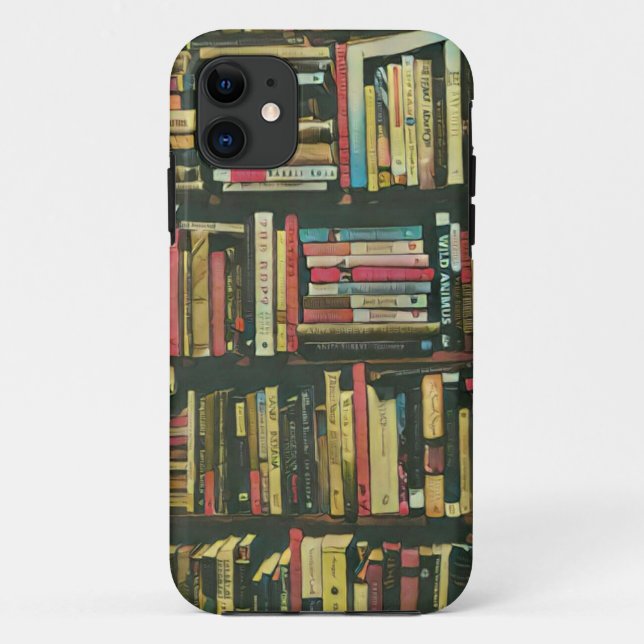 Cooles Bibliotheksgeschenk Case-Mate iPhone Hülle (Rückseite)