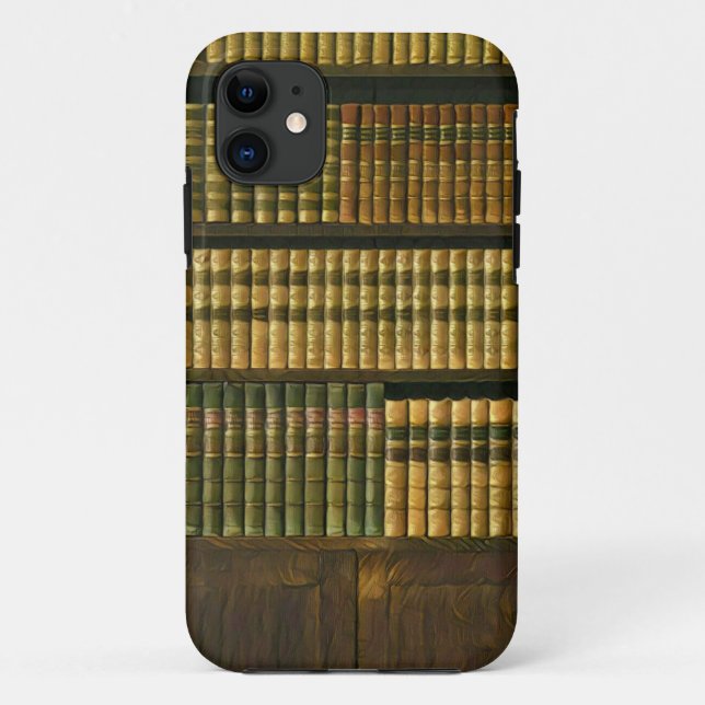 Cooles Bibliotheksgeschenk Case-Mate iPhone Hülle (Rückseite)