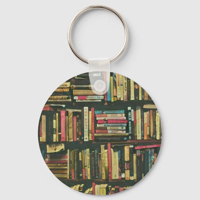 Cooles Bibliotheksgeschenk Schlüsselanhänger (Vorderseite)