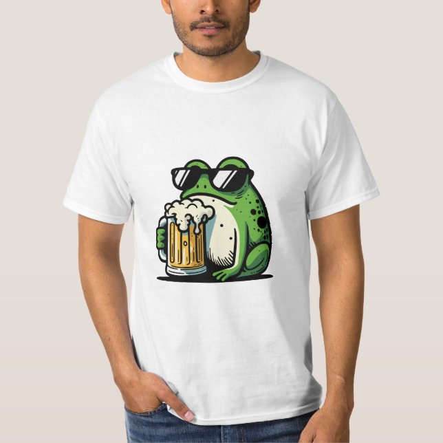 Cooles Bier T-Shirt (Vorderseite)