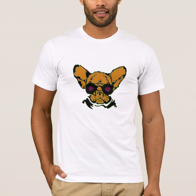 Cooles Big Dog-Grafik-Shirt für Männer | Hinzufüge T-Shirt (Vorderseite)