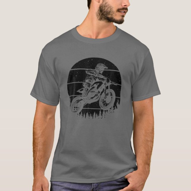 Cooles Bike Kunst, Dichtung und Musik T-Shirt (Vorderseite)