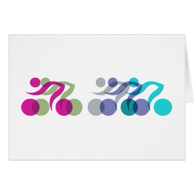Cooles Bikerlogo (Vorderseite (Horizontal))