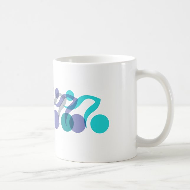 Cooles Bikerlogo Tasse (Rechts)