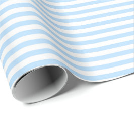 Cooles Blau | Weißabstreifpapier Geschenkpapier
