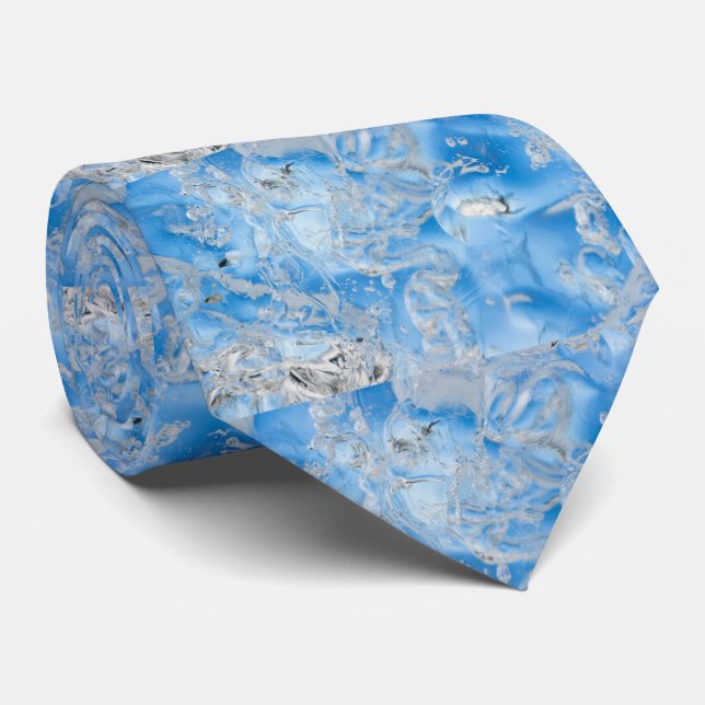 Cooles blaues Eisberg Krawatte (Gerollt)