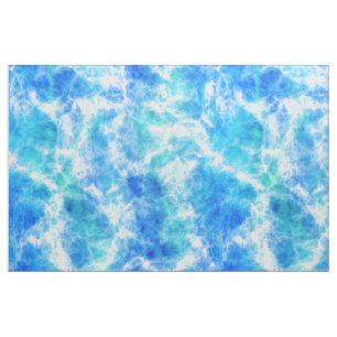 Cooles Blaues Meer-Wellenmuster Stoff