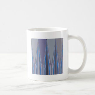 Cooles blaues, nahtloses Design Tasse