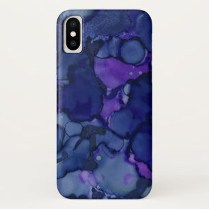 Cooles blaues u. lila Case-Mate iPhone hülle
