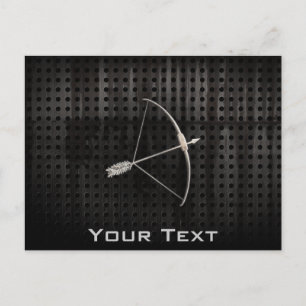 Cooles Bogenschießen Postkarte