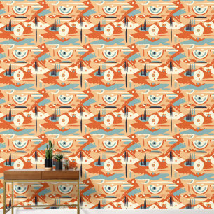 Cooles Boho Südwestbild gekachelt Tapete