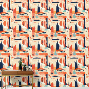 Cooles Boho Südwestbild gekachelt Tapete