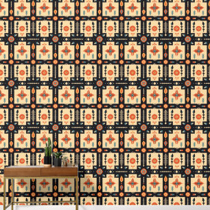 Cooles Boho Südwestbild gekachelt Tapete