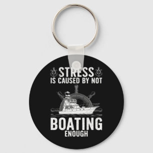 Cooles Bootfahren Für Männer Frauen Stress Boater Schlüsselanhänger