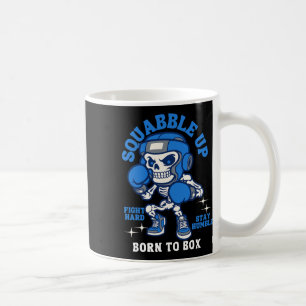 Cooles Boxen Sketelton-Gym-Sparkasseln Kaffeetasse