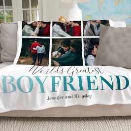 Cooles Boyfriend-Geschenk | WELTBESTES FOTO Fleecedecke