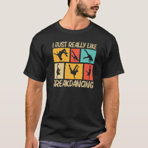 Cooles Breakdance für Men Hip Hop T-Shirt