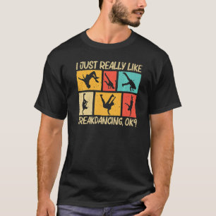 Cooles Breakdance für Men Hip Hop T-Shirt