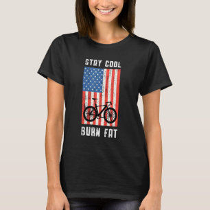 Cooles Brennen Fett Bike bleibe Reifen Mtb Biker F T-Shirt