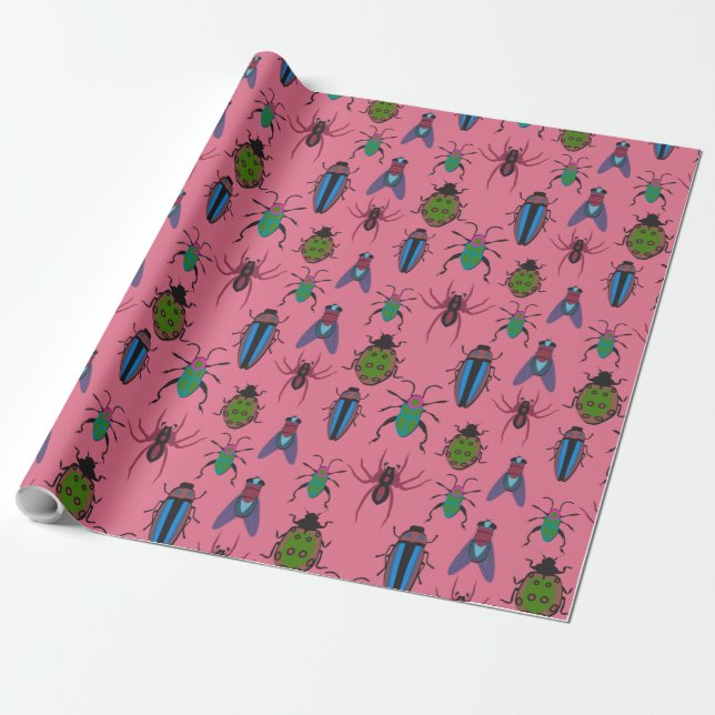 Cooles Bugmuster Geschenkpapier (Ungerollt)