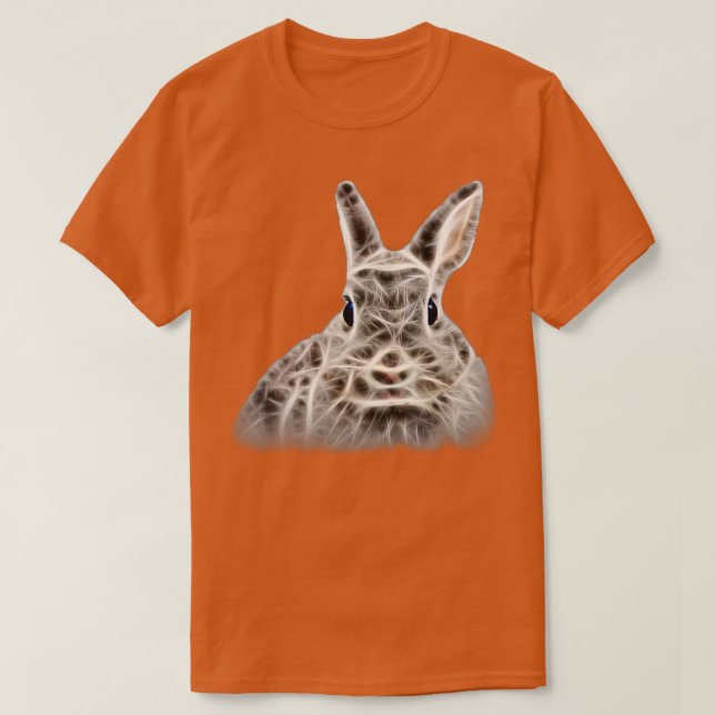 Cooles Bunny Rabbit Großes Funny Ostergeschenk T-Shirt (Design vorne)