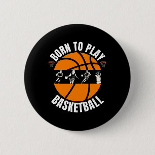 Cooles Bysketbydesign Bysketbyll Players Fans Bys Button