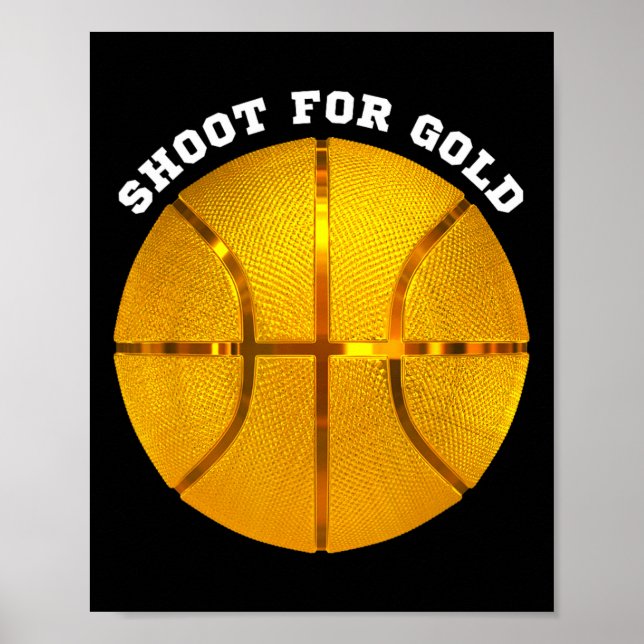 Cooles Bysketbyll Mvp Player Award Gewinner Team M Poster (Vorne)