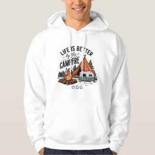 Cooles Camping Campfire Hoodie