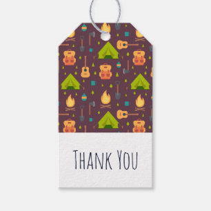Cooles Camping Design Outdoorsy Muster Vielen Dank Geschenkanhänger