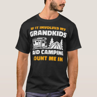 Cooles Camping Großmutter1  T-Shirt