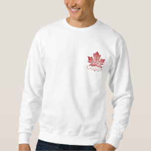 Cooles Canada Sweatshirt Retro Maple Leaf Souvenir