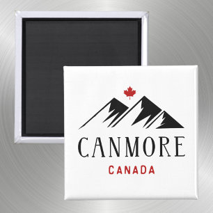 Cooles Canmore - Kanada - Ahornblättern Magnet