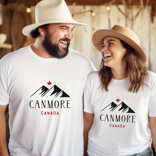 Cooles Canmore - Kanada - Ahornblättern T-Shirt (Von Creator hochgeladen)