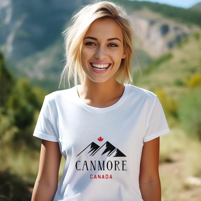 Cooles Canmore - Kanada - Ahornblättern T-Shirt (Von Creator hochgeladen)