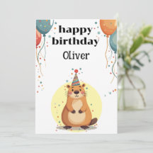 cooles Capybara zum Geburtstag von Jungen und Mädc