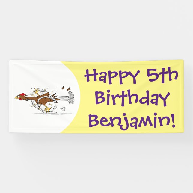 Cooles Cartoon mit lustiger Ausführung Banner (Horizontal)