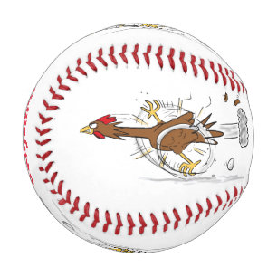 Cooles Cartoon mit lustiger Ausführung Baseball