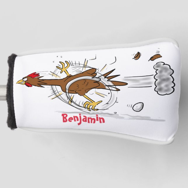 Cooles Cartoon mit lustiger Ausführung Golf Headcover (Vorderseite)