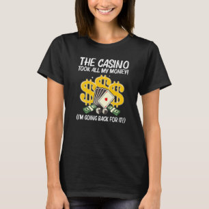 Cooles Casino für Männer Spielen T-Shirt