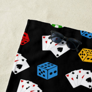 Cooles Casino Motel Badetuch