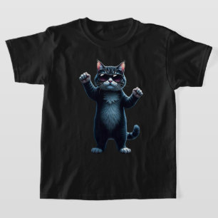 Cooles Cat Rock Dancer T-Shirt   Funny Animal Musi