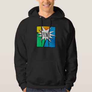Cooles Comic Buch Farbenfrohe Schnürsenkel Hoodie