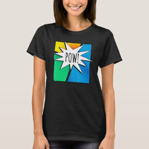 Cooles Comic Buch Farbenfrohe Schnürsenkel T-Shirt