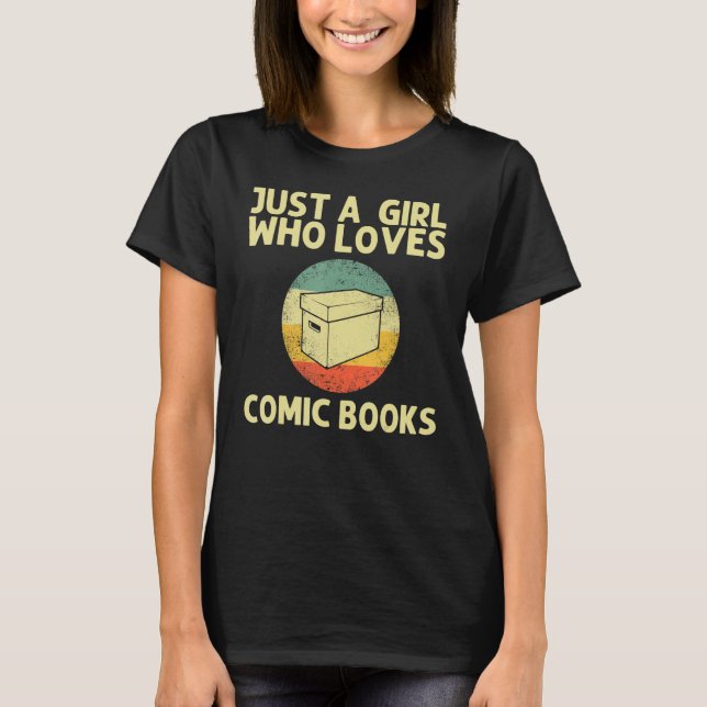 Cooles Comic Buch für Mädchen Kinder Comic Kinderl T-Shirt (Vorderseite)