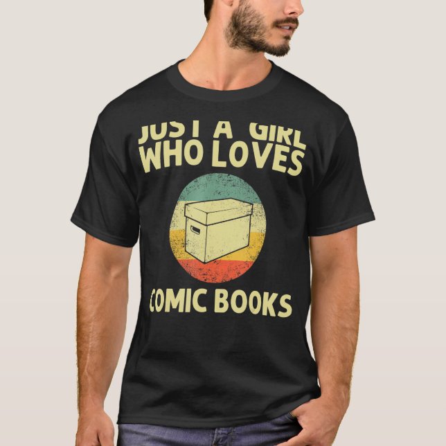 Cooles Comic Buch für Mädchen Kinder Comic Kinderl T-Shirt (Vorderseite)