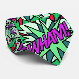 Cooles Comic- Buch WHAM Superheld  Krawatte